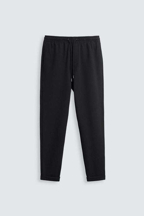 ZARA TEXTURE JOGGEER TROUSER - BLACK
