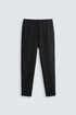 ZARA TEXTURE JOGGEER TROUSER - BLACK