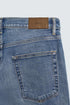 ZARA BASIC SLIM FIT WASHED BLUE DENIM JEANS
