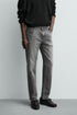 ZARA BASIC SLIM FIT WASHED GREY DENIM JEANS