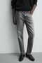ZARA BASIC SLIM FIT WASHED GREY DENIM JEANS