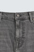 ZARA BASIC SLIM FIT WASHED GREY DENIM JEANS