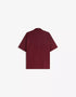 BERSHKA ESSENTIAL RELAXED POLO SHIRT - MAROON