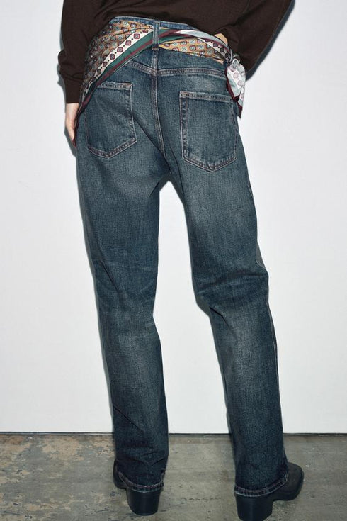 ZARA COLLECTION MID-RISE BAGGY JEANS