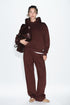 ZARA PLUSH STRAIGHT LEG FLEECE PANTS