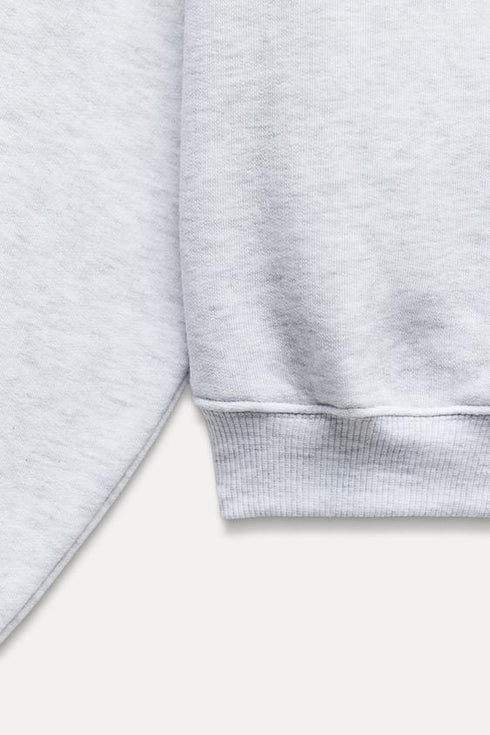 ZARA BASIC PLUSH SWEATSHIRT - GREY