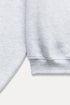 ZARA BASIC PLUSH SWEATSHIRT - GREY