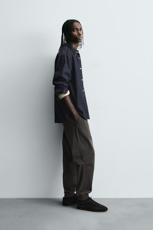 ZARA SLIM FIT JOGGER TROUSERS