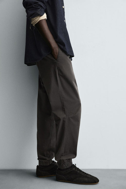 ZARA SLIM FIT JOGGER TROUSERS