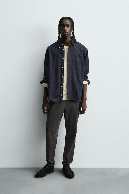 ZARA SLIM FIT JOGGER TROUSERS