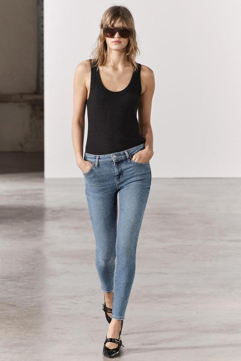 ZARA HIGH WAIST SKINNY JEANS '80S – ZW COLLECTION
