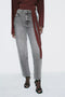 ZARA MOM FIT JEANS WITH A HIGH WAIST