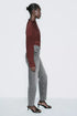 ZARA MOM FIT JEANS WITH A HIGH WAIST