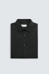 ZARA BASIC TEXTURED SHIRT - BLACK