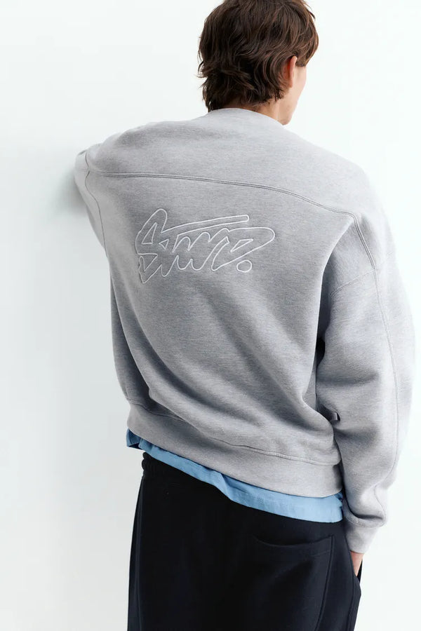 STWD BOXY SWEATSHIRT - GREY MARL