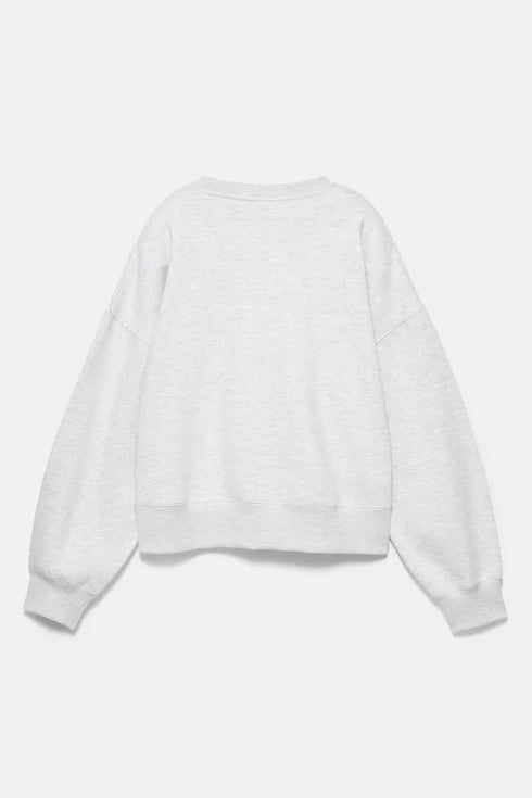 PULL&BEAR ROUND NECK OVERSIZED SWEATSHIRT