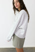 PULL&BEAR ROUND NECK OVERSIZED SWEATSHIRT