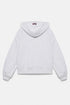 PULL AND BEAR STAR GRAPHIC HOODIE - GREY