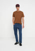 TOMMY HILFIGER CORE STRETCH CREWNECK T-SHIRT - BROWN