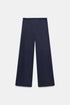 ZARA BASIC STRAIGHT PLUSH TROUSER WITH ADJUSTABLE HEM
