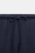 ZARA BASIC STRAIGHT PLUSH TROUSER WITH ADJUSTABLE HEM