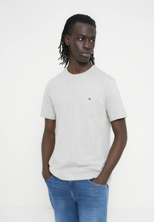 TOMMY HILFIGER CORE STRETCH CREWNECK T-SHIRT - HEATHER GREY