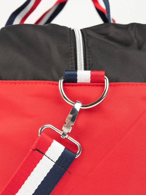 TOMMY HILFIGER SPORTS EMBROIDERED NYC LOGO DUFFLE BAG