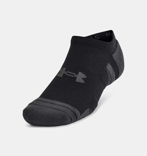 UNDER ARMOUR TRAINING NO-SHOW SOCKS (6 PACK) - BLACK