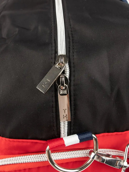 TOMMY HILFIGER SPORTS EMBROIDERED NYC LOGO DUFFLE BAG