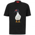 HUGO DUCK PRINTED T-SHIRT - BLACK