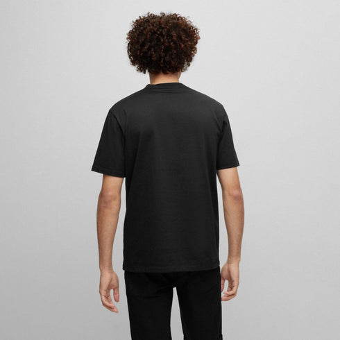 HUGO DUCK PRINTED T-SHIRT - BLACK