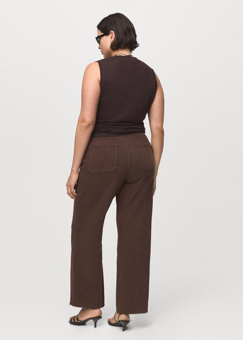 MANGO CATHERIN CULOTTE HIGH-RISE JEANS