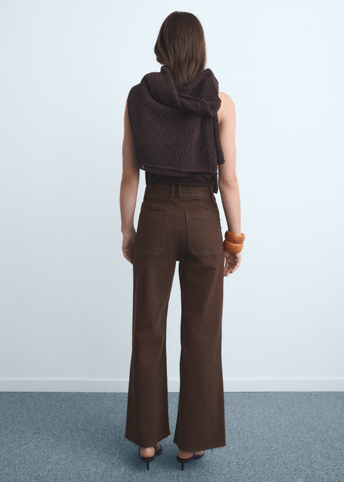 MANGO CATHERIN CULOTTE HIGH-RISE JEANS