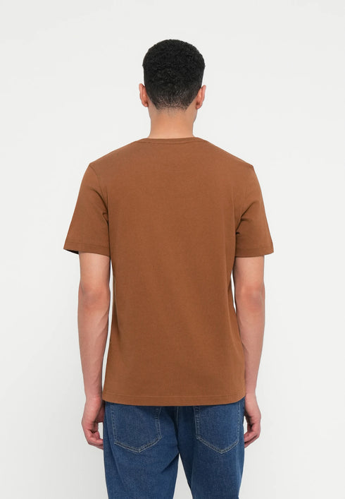 TOMMY HILFIGER CORE STRETCH CREWNECK T-SHIRT - BROWN