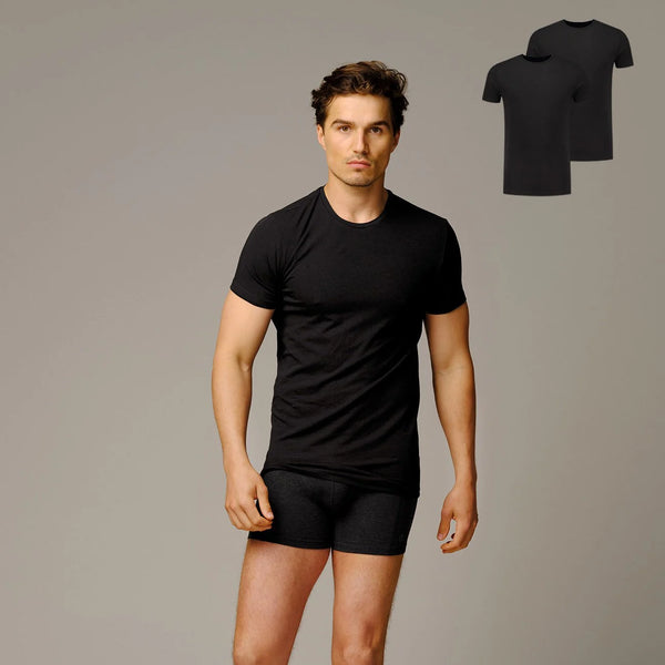 BAMIGO SMITH BASIC ROUND T-SHIRT - PACK OF 2