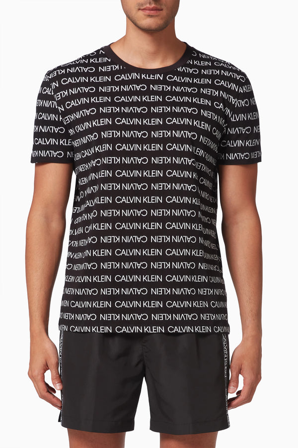 CALVIN KLEIN ALL OVER PRINTED T-SHIRT