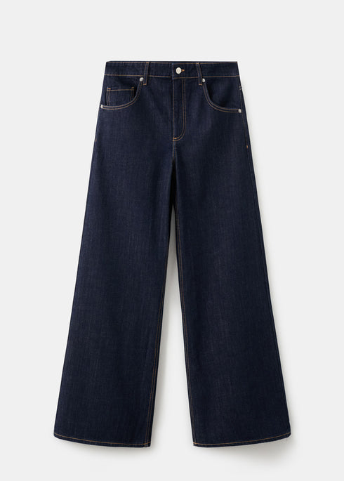 MANGO MID-WAIST LOOSE FIT FULL LENGTH JEANS