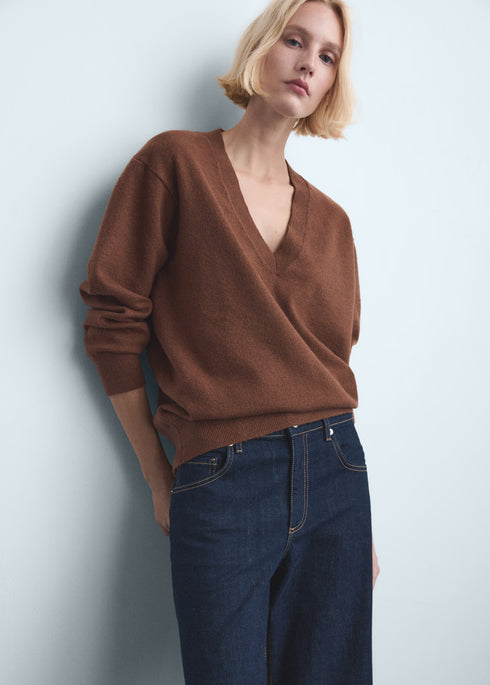 MANGO MID-WAIST LOOSE FIT FULL LENGTH JEANS