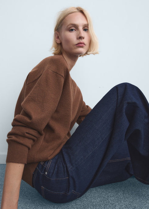 MANGO MID-WAIST LOOSE FIT FULL LENGTH JEANS