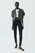 ZARA SCULPTED HIGH RISE TRF SKINNY JEANS