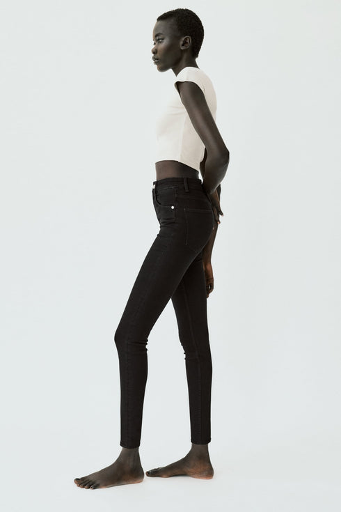 ZARA SCULPTED HIGH RISE TRF SKINNY JEANS
