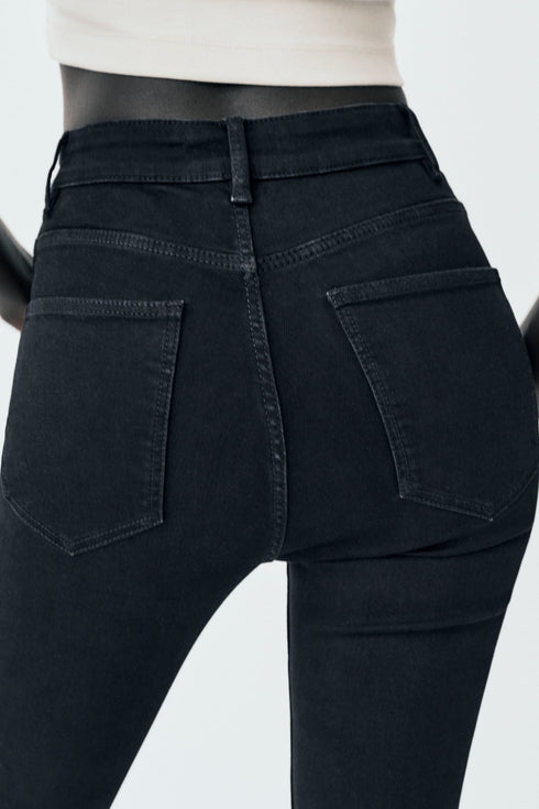 ZARA SCULPTED HIGH RISE TRF SKINNY JEANS