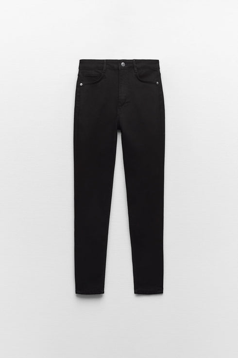 ZARA SCULPTED HIGH RISE TRF SKINNY JEANS