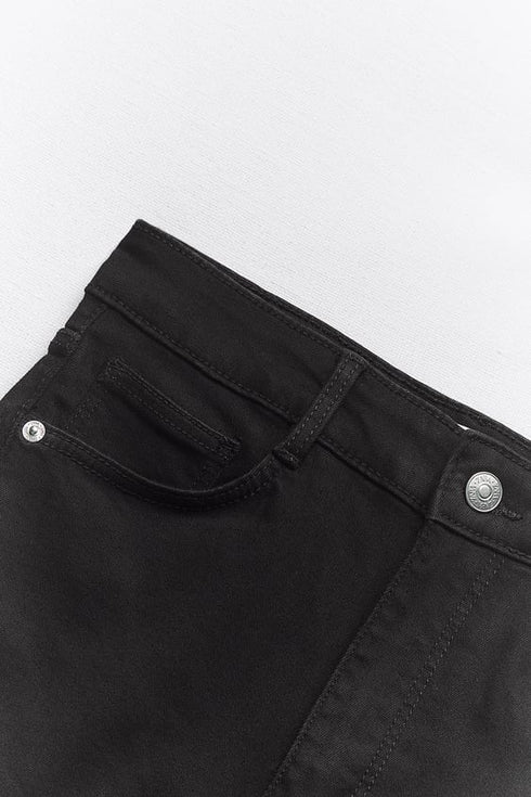 ZARA SCULPTED HIGH RISE TRF SKINNY JEANS