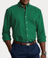 RL GARMENT-DYED OXFORD SHIRT - LIGHT GREEN