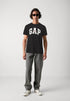 GAP ORIGINAL GRAPHIC LOGO T-SHIRT - BLACK