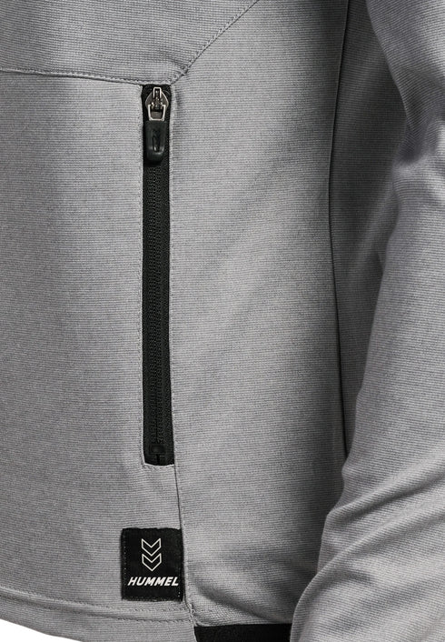 HUMMEL INTERVAL - ZIP-UP SWEATSHIRT WITH HOODIE
