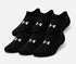 UNDER ARMOUR PERFORMANCE TECH NO-SHOW SOCKS – PACK OF 6 - BLACK