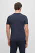 BOSS PERFORMANCE-STRETCH T-SHIRT WITH DECORATIVE REFLECTIVE LOGO