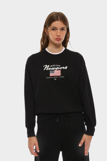 LEFTIES US NEW PORT PRINTED SWEATSHIRT